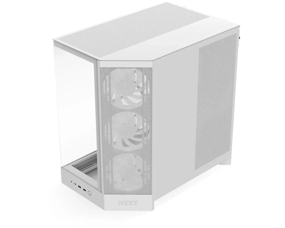 Кутия NZXT H9 Flow RGB Dual-Chamber - White 4