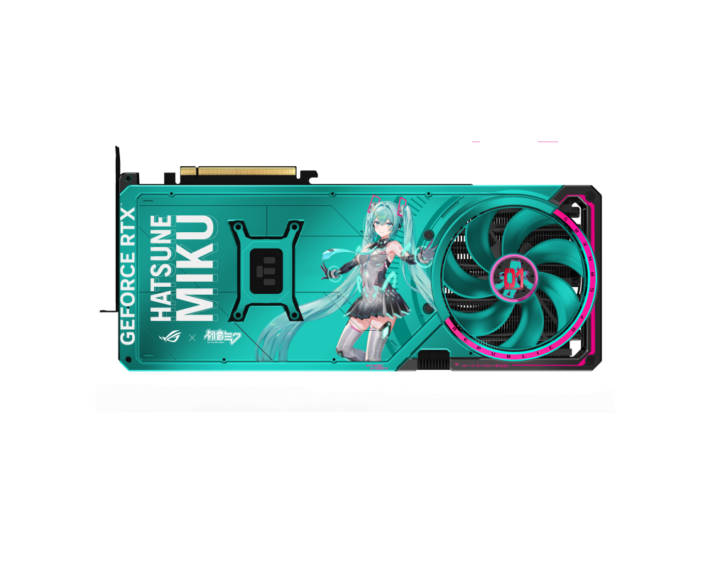 Видеокарта ASUS ROG ASTRAL RTX 5080 OC 16GB GDDR7 Hatsune Miku Edition 4
