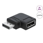 <span>Адаптери</span> Delock 90° DisplayPort 1.4 , 20 pin мъжко (male) към DisplayPort 1.4 20 pin женско (female), 8К 7680 x 4320 @ 60 Hz with DSC support <span class='catalog-num-in-name'>DELOCK-66296</span> - 