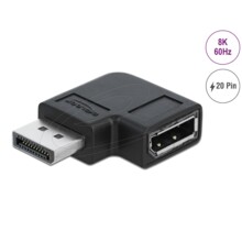  Delock 90° DisplayPort 1.4 , 20 pin мъжко (male) към DisplayPort 1.4 20 pin женско (female), 8К 7680 x 4320 @ 60 Hz with DSC support 875477 DELOCK-66296 на топ цена - PIC.bg
