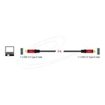Кабел Delock Cable USB 3.2 Type-A male > USB 3.0 Type-A male 3 m metal 3