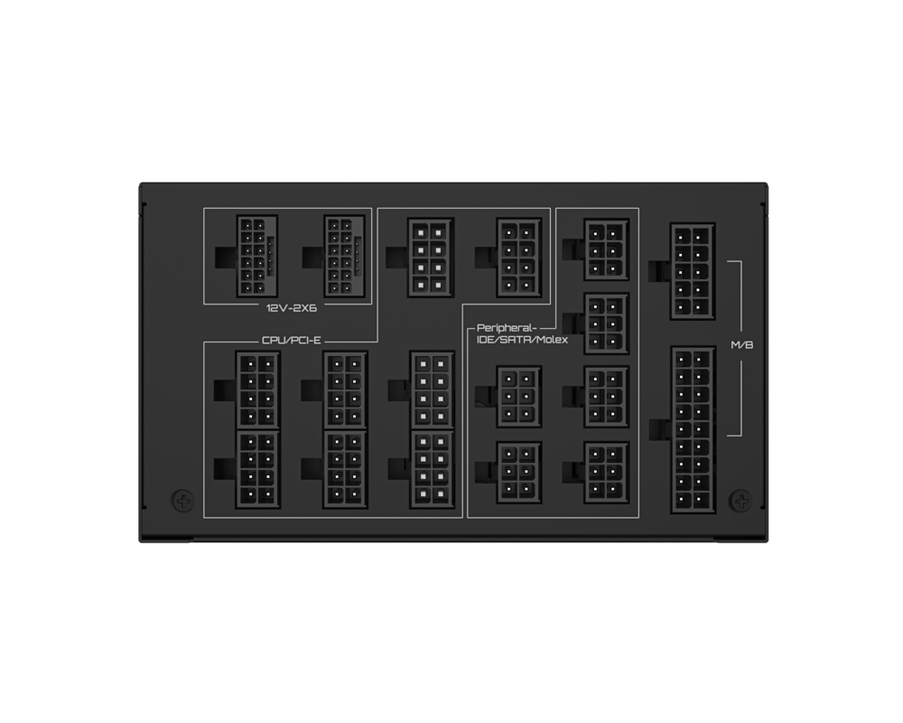 Захранване Gigabyte UD1600PM PG5 AI TOP - 1600W 80+ Platinum PCIe 5.1 Ready 5