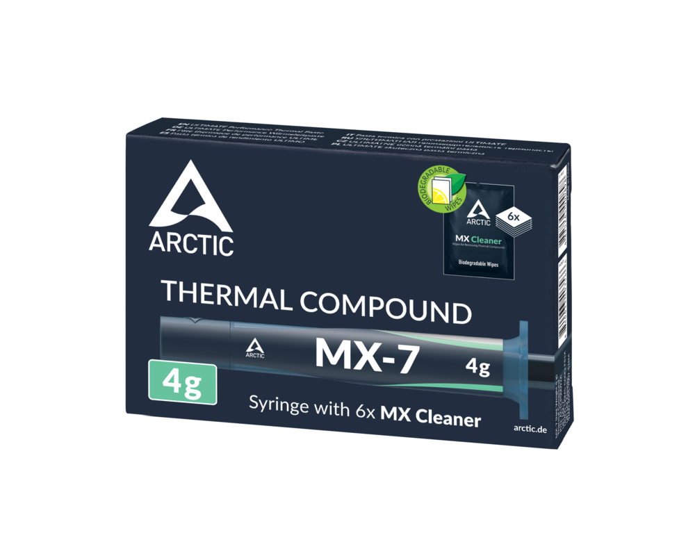 Термо паста Arctic MX-7 4gr with 6pcs MX Cleaner 8
