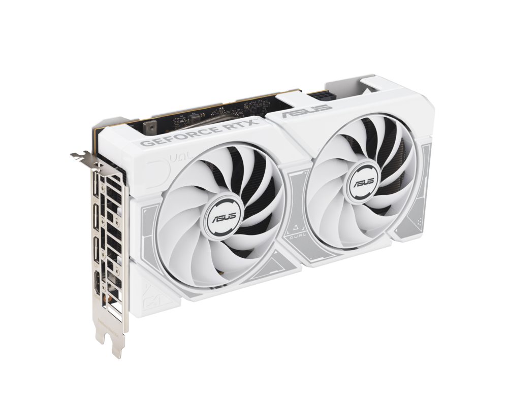 Видеокарта ASUS DUAL RTX 5060 White Edition OC 8GB GDDR7 5