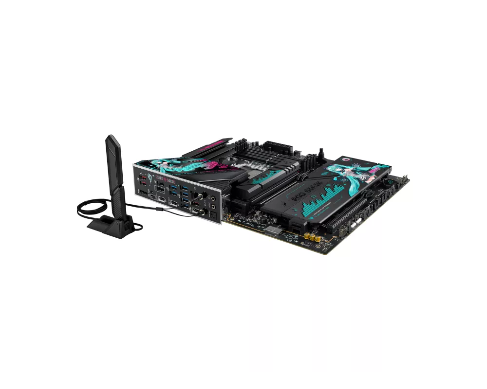 Дънна платка ASUS ROG STRIX X870E-H GAMING Hatsune Miku Edition WIFI 7 AM5 DDR5 5