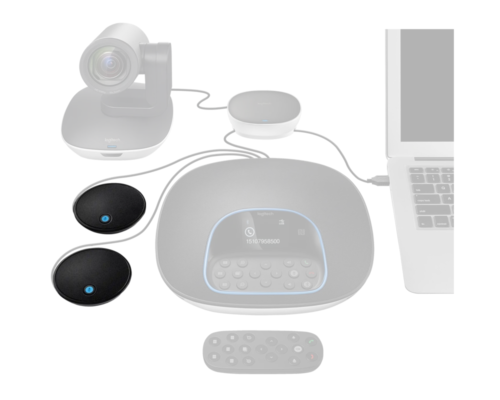 Уеб камера Допълнителни микрофони Logitech GROUP Only, 989-000171 2