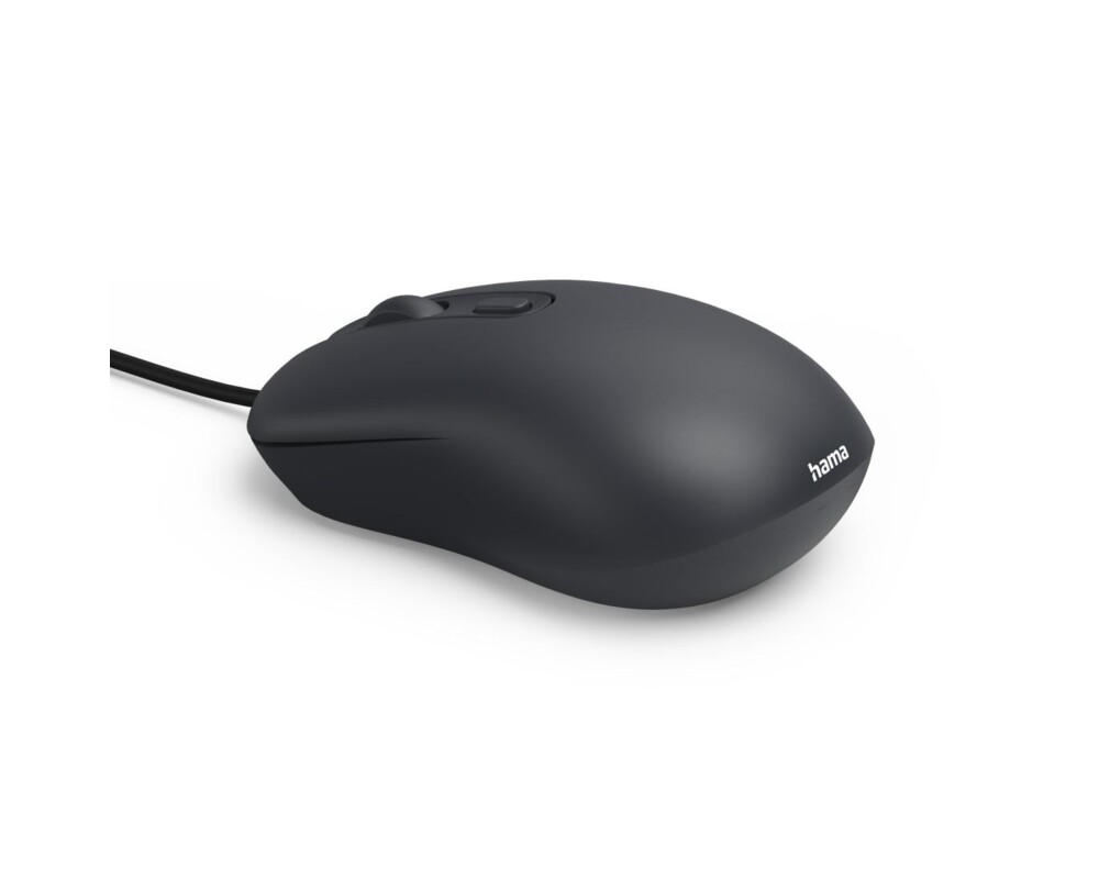 Мишка Оптична мишка HAMA CM-200, 4 бутонна, безшумна, с кабел, черна 3
