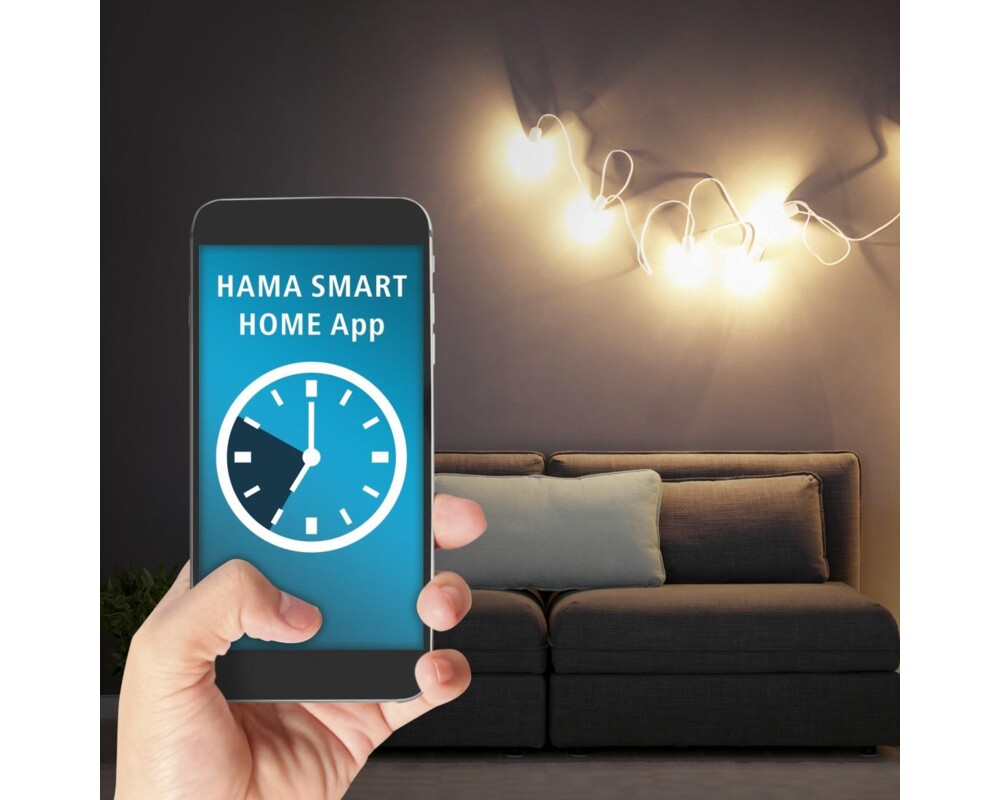 Разклонител HAMA Смарт разклонител Wi-Fi 2.4Ghz, 4 гнезда, 4xUSB, 1.7 m, бял 10