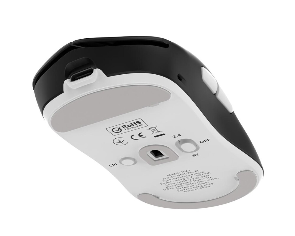 Мишка Геймърска безжична мишка NUBI NM1 39g - Black 4