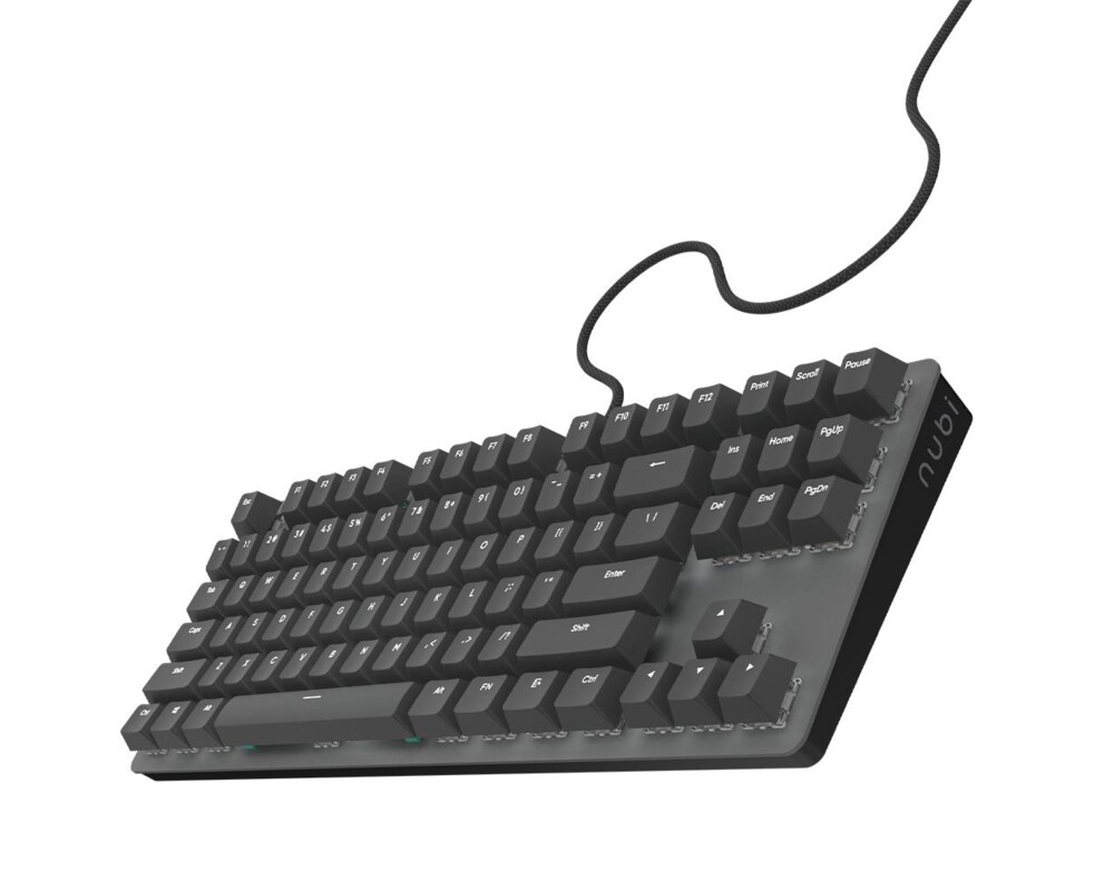 Клавиатура Геймърскa механична клавиатура Nubi NK87 Black TKL - G3MS Sapphire V2 Switches, ABS 2