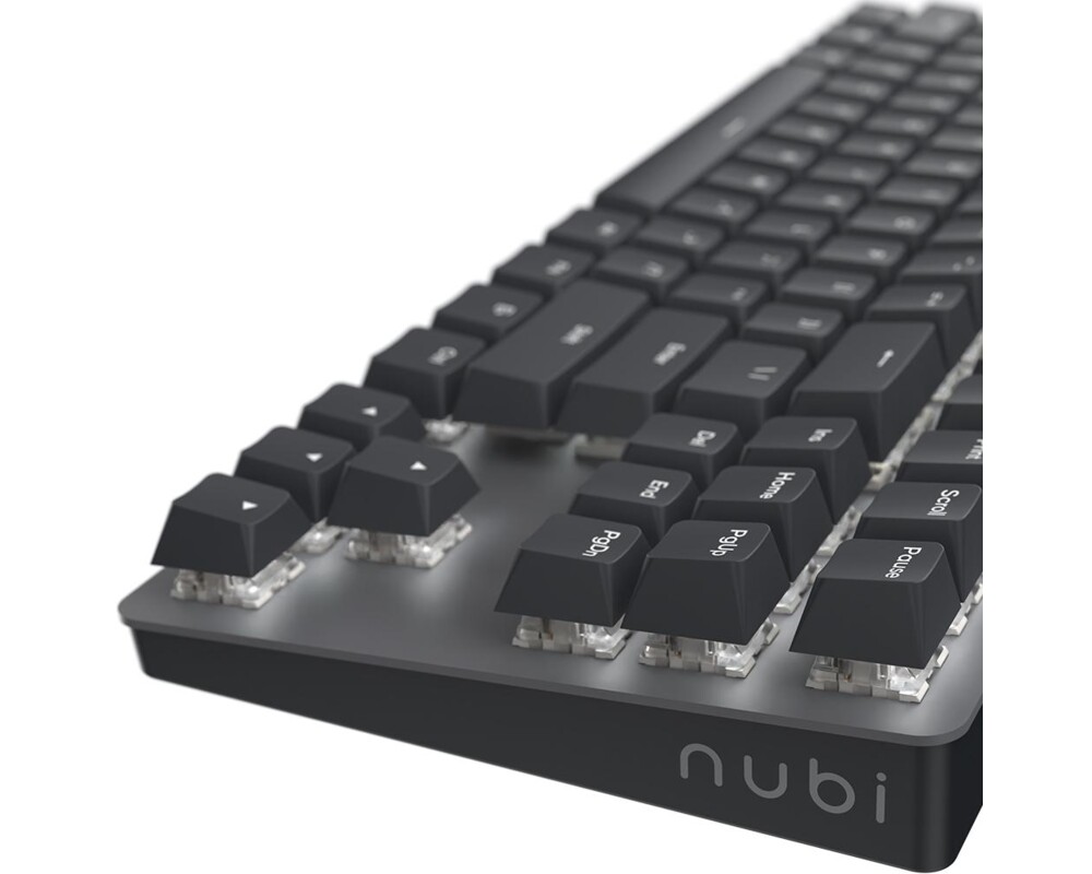 Клавиатура Геймърскa механична клавиатура Nubi NK87 Black TKL - G3MS Sapphire V2 Switches, ABS 6