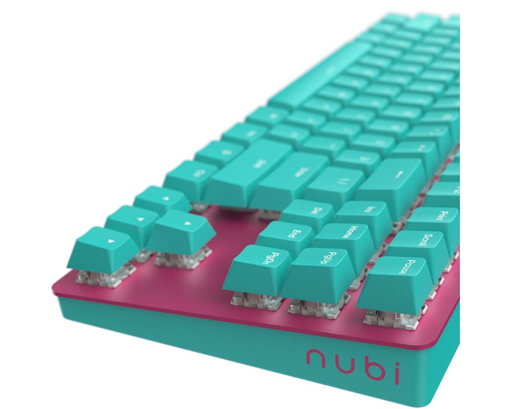 Клавиатура Геймърскa механична клавиатура Nubi NK87 ICE TKL - G3MS Sapphire V2 Switches, ABS 6