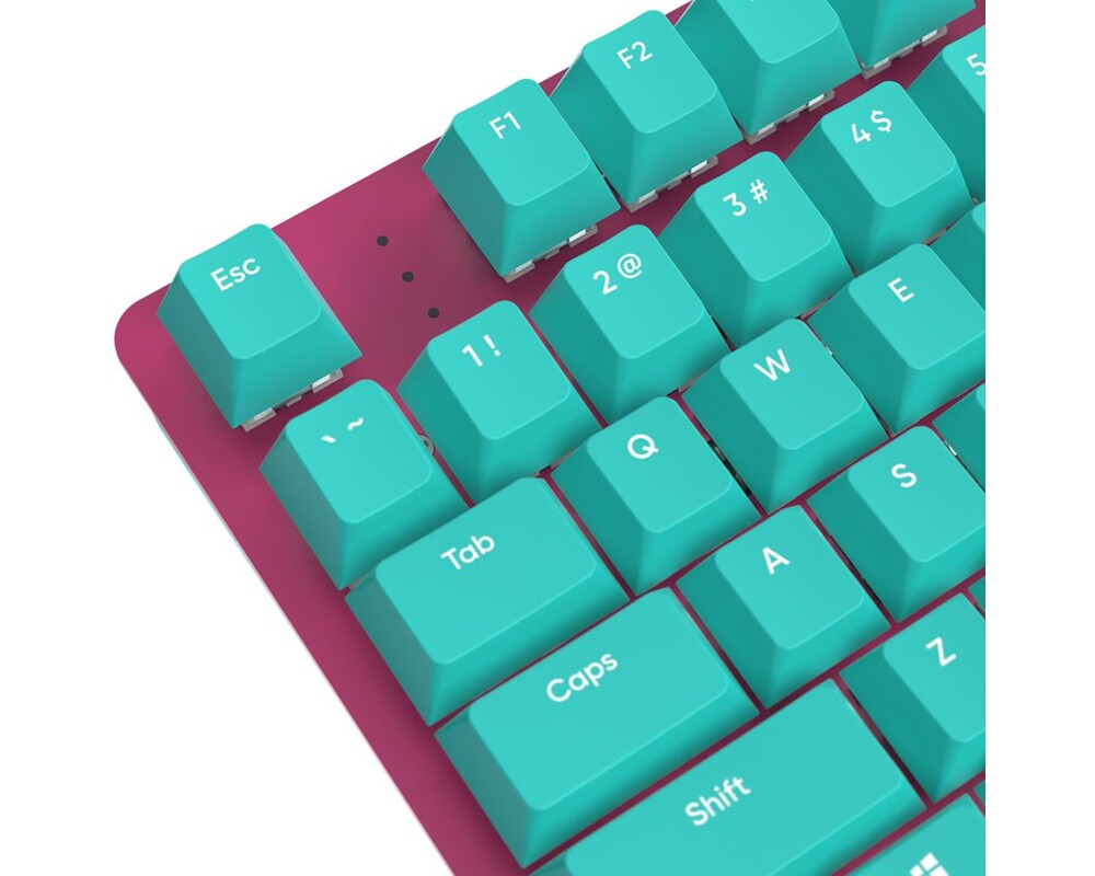 Клавиатура Геймърскa механична клавиатура Nubi NK87 ICE TKL - G3MS Sapphire V2 Switches, ABS 4