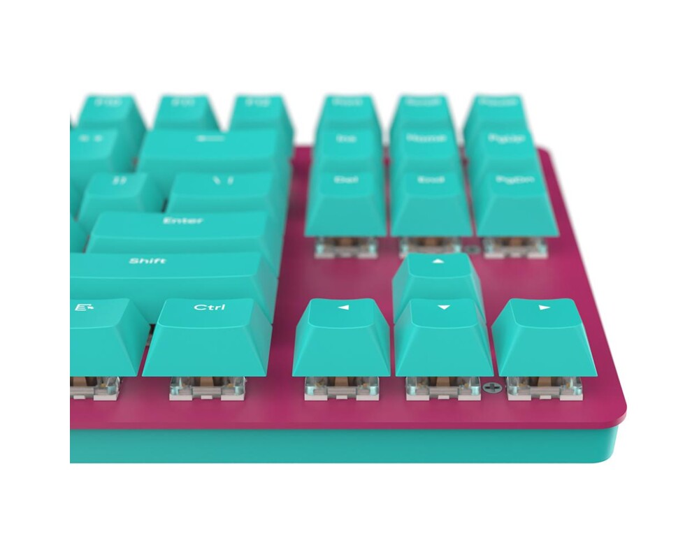 Клавиатура Геймърскa механична клавиатура Nubi NK87 ICE TKL - G3MS Sapphire V2 Switches, ABS 5