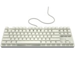 <span>Клавиатура</span> Геймърскa механична клавиатура Nubi NK87 White TKL - G3MS Sapphire V2 Switches, ABS <span class='catalog-num-in-name'>FSH-NUBI-NK87-WH-ANSI</span> - 