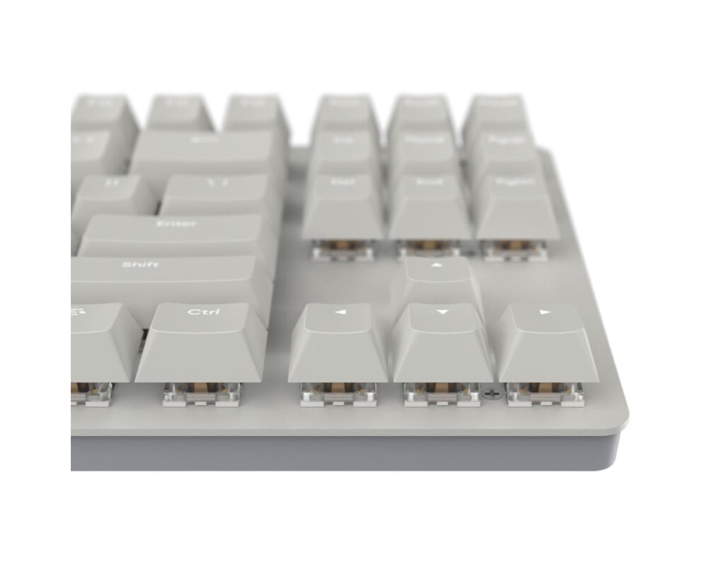 Клавиатура Геймърскa механична клавиатура Nubi NK87 White TKL - G3MS Sapphire V2 Switches, ABS 5