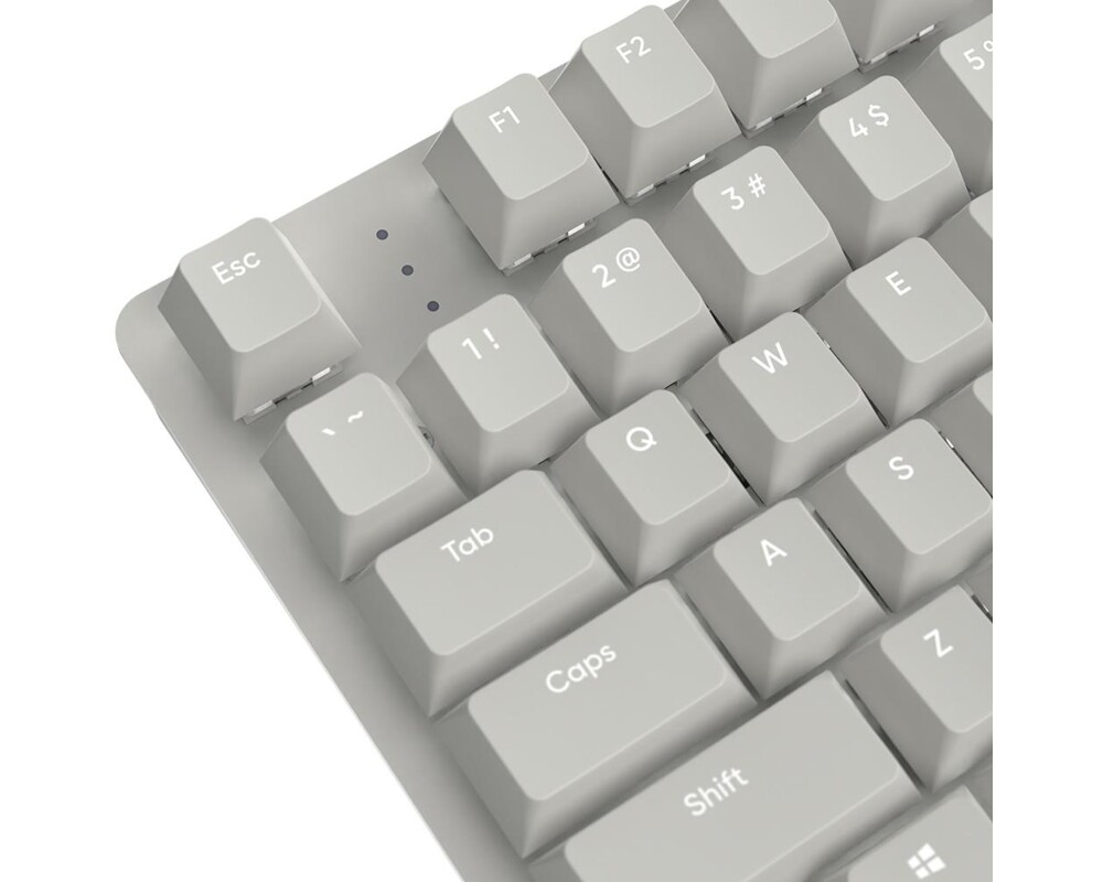 Клавиатура Геймърскa механична клавиатура Nubi NK87 White TKL - G3MS Sapphire V2 Switches, ABS 4