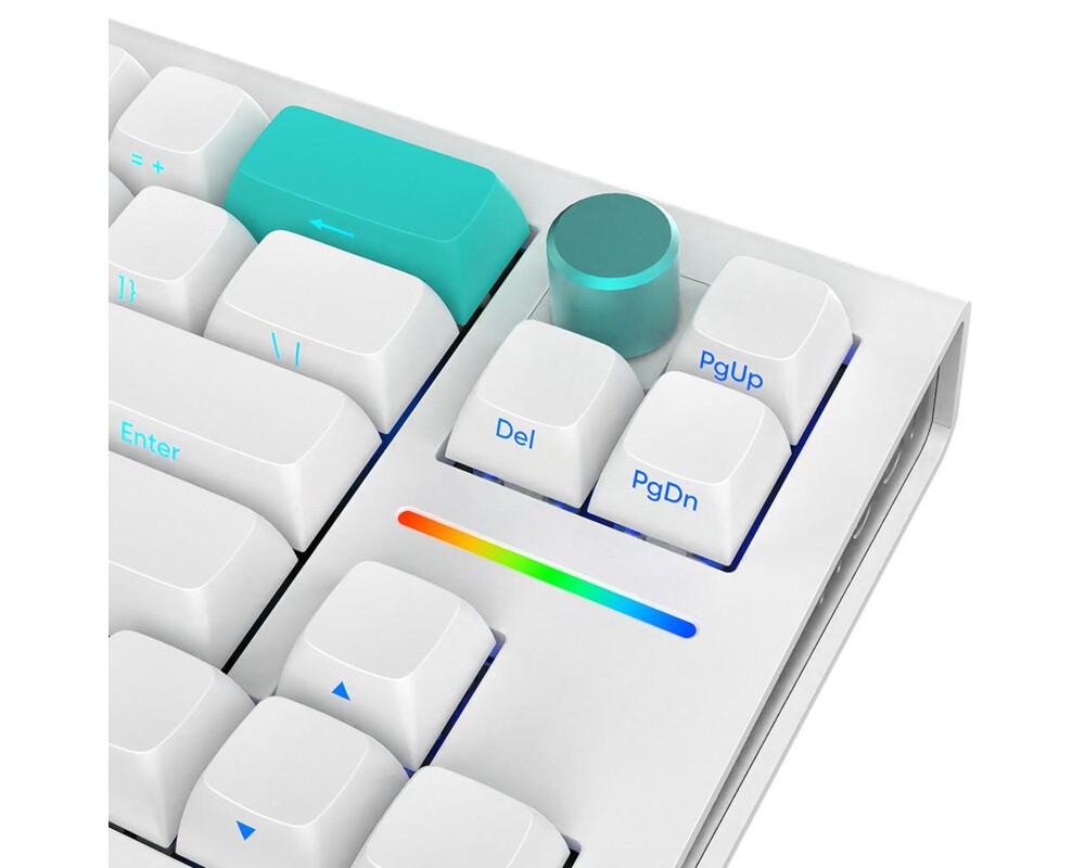 Клавиатура Геймърскa безжична клавиатура Nubi NK68 PRO - White 3