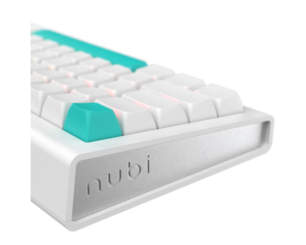 Клавиатура Геймърскa безжична клавиатура Nubi NK68 PRO - White 5