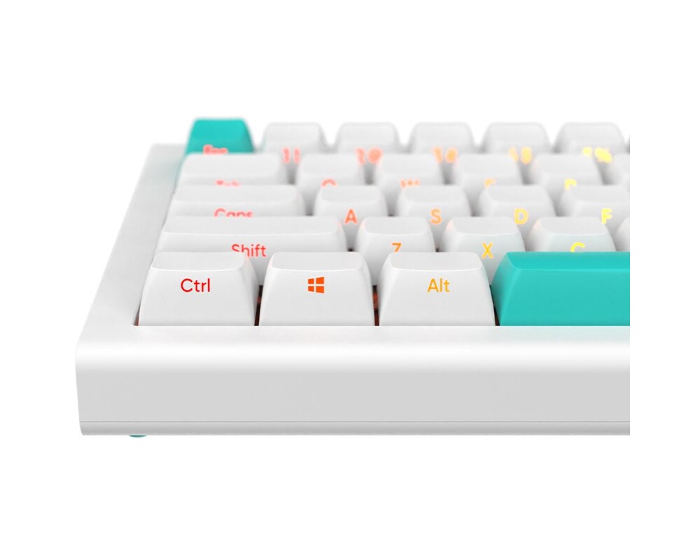 Клавиатура Геймърскa безжична клавиатура Nubi NK68 PRO - White 2