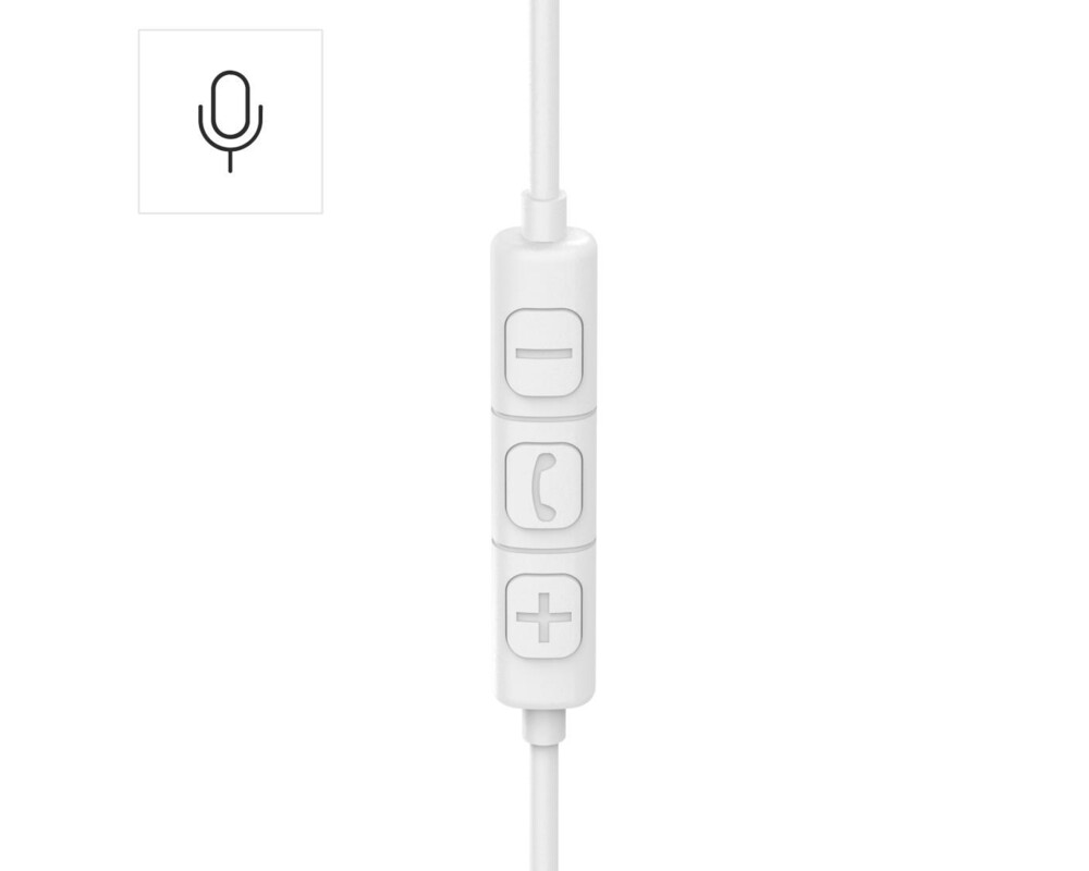 Слушалки HAMA Слушалки с микрофон "Fun C", USB-C, водач за кабел от едната страна, бели 10