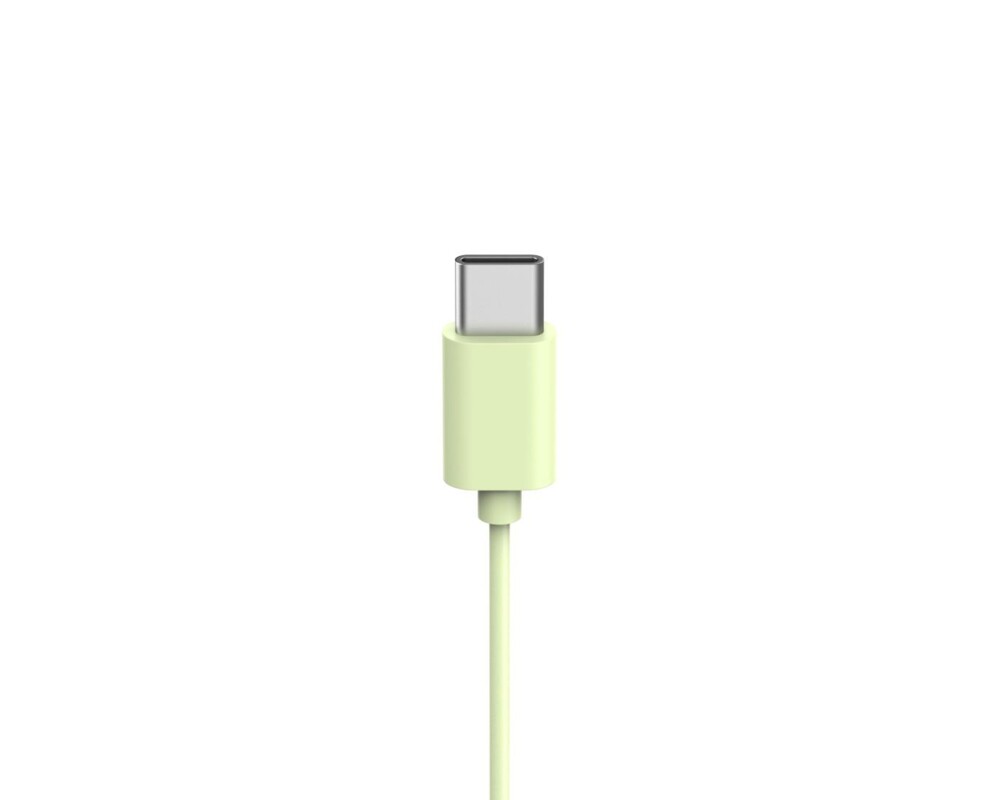 Слушалки HAMA Слушалки с микрофон "Fun C", USB-C, водач за кабел от едната страна, зелени 5