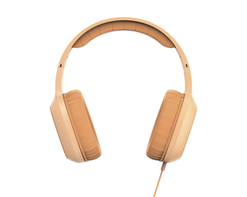 Слушалки HAMA Слушалки с микрофон "Fun C", USB-C, водач за кабел от едната страна, Оранжев 2