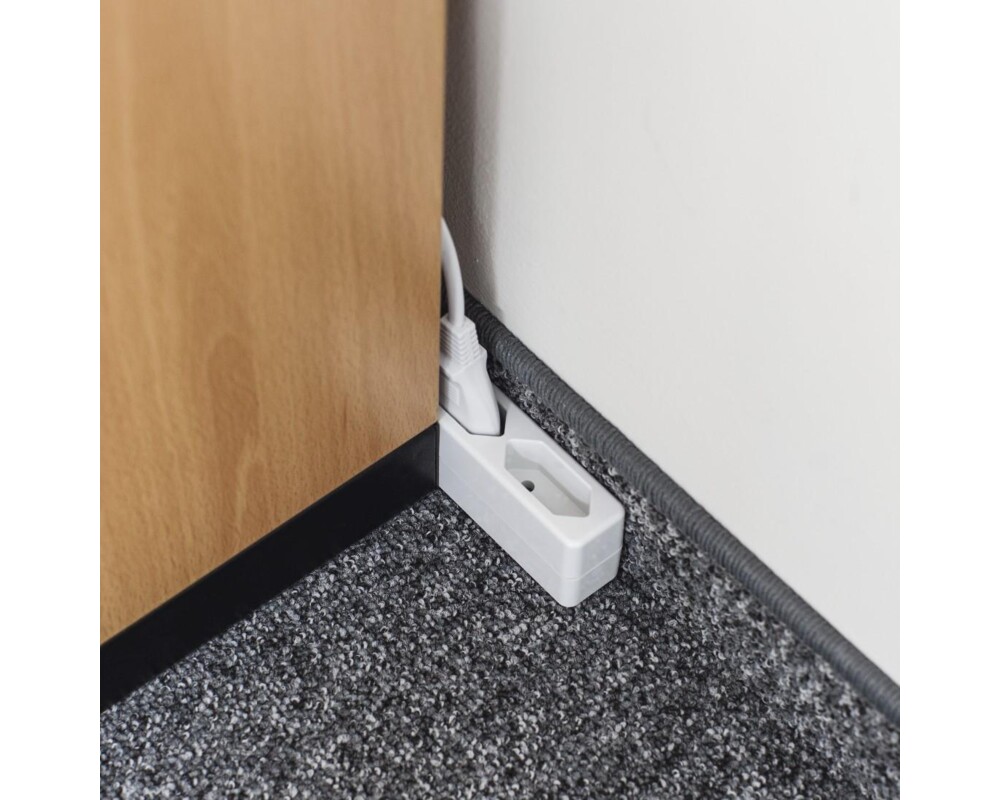 Разклонител HAMA Разклонител, 3-гнезда, 2,5 м, бял 3