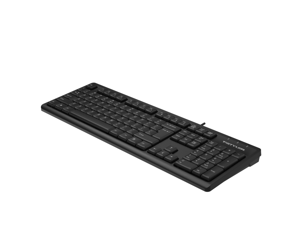 Клавиатура A4tech FK12 Fstyler Мултимедийна жична клавиатура, USB, водоустойчива, кирилица 2