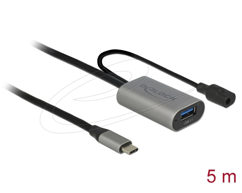 Кабел Delock Кабел активен удължителен USB-C към USB-A женско , 5m 3