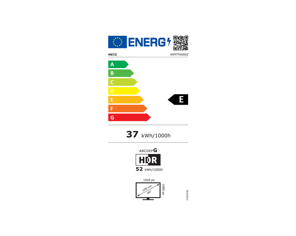 Телевизор METZ Телевизор 40MTF6000Z 40" FullHD, LED TV, черен 13