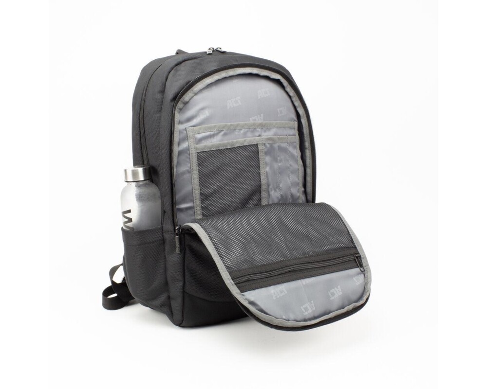 Чанта ACT Suburb раница за 15.6" лаптоп от рециклирани пластмасови бутилки 9