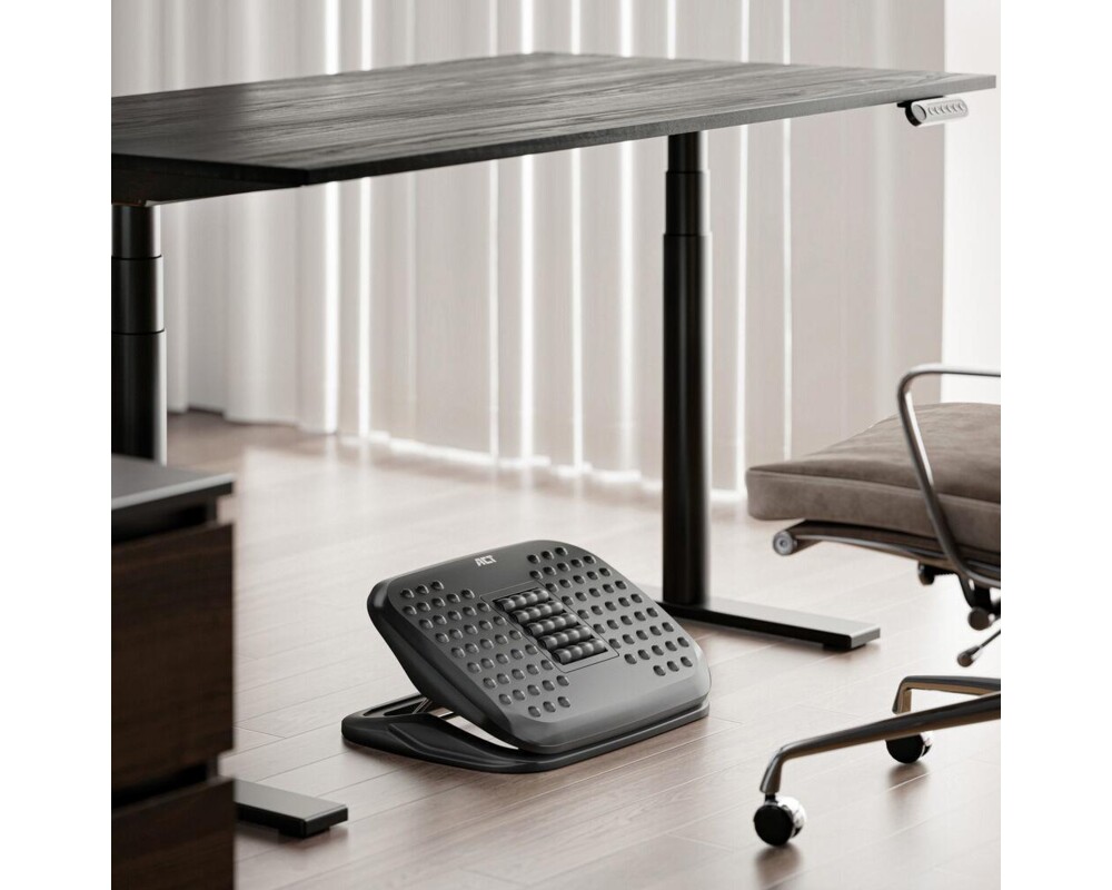 Охлаждаща подложка ACT Ергономична регулируема поставка за крака с масажни ролки 7