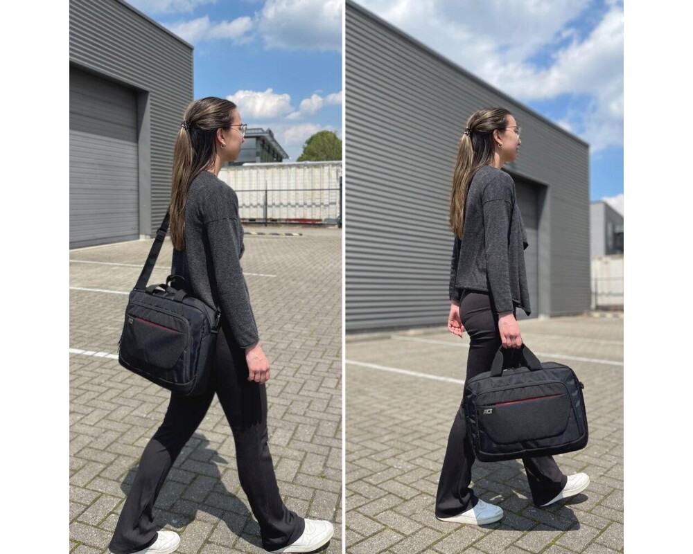 Чанта ACT Suburb чанта за 15.6" лаптоп от рециклирани пластмасови бутилки 6