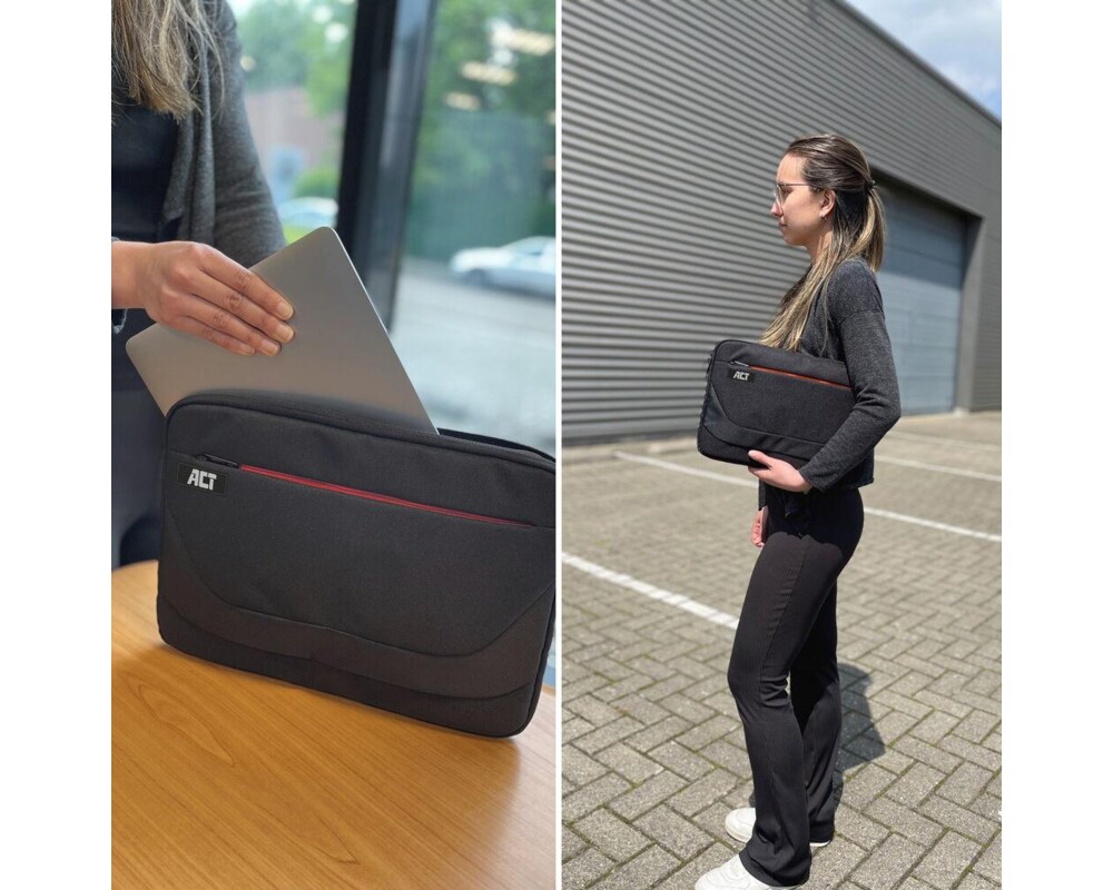 Чанта ACT Suburb калъф за 15.6" лаптоп от рециклирани пластмасови бутилки 7