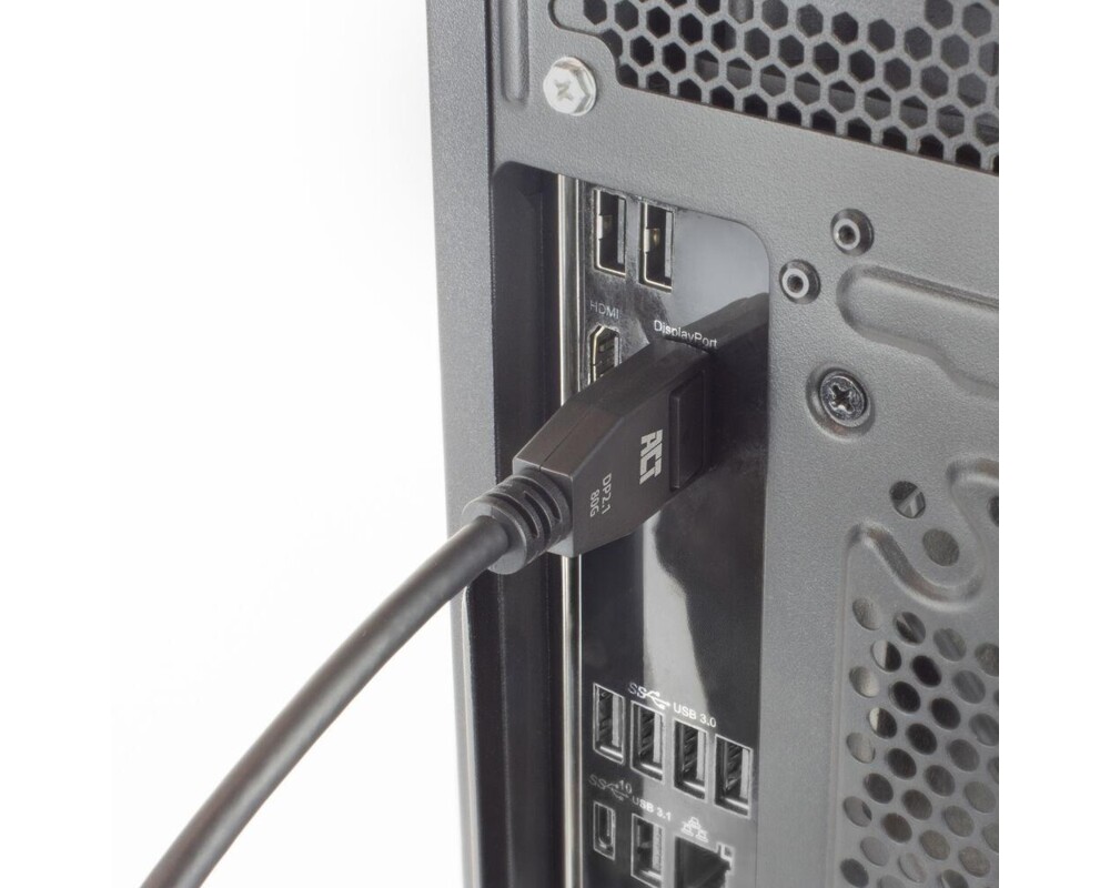Кабел ACT Кабел Display port 2.1 мъжко - HDMI-A мъжко, 3м, черен, булк опаковка 7