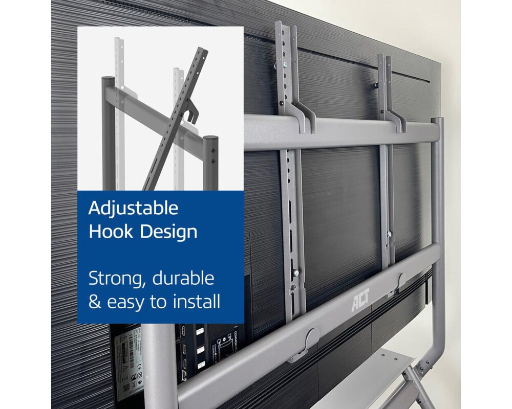 Стойка ACT Мобилна стойка TV 50-86", до 120кг 8