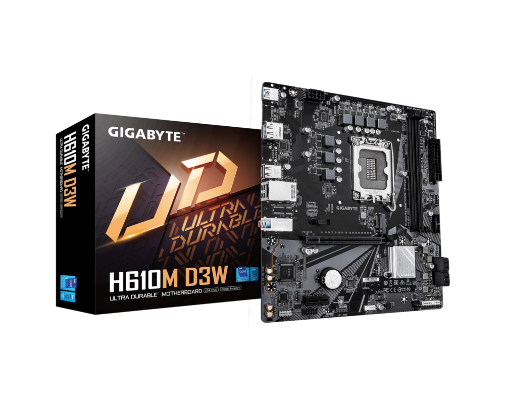 Дънна платка Gigabyte H610M D3W  4