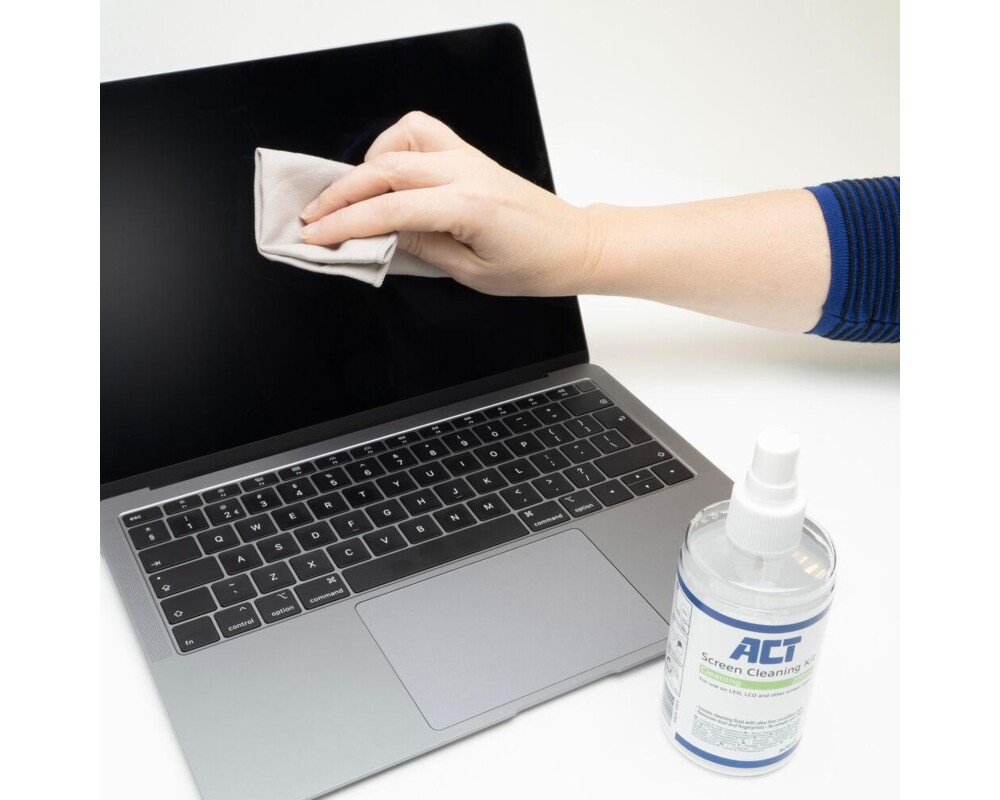Почистващ продукт ACT Спрей за почистване на екрани с микрофибърна кърпа,200мл 4