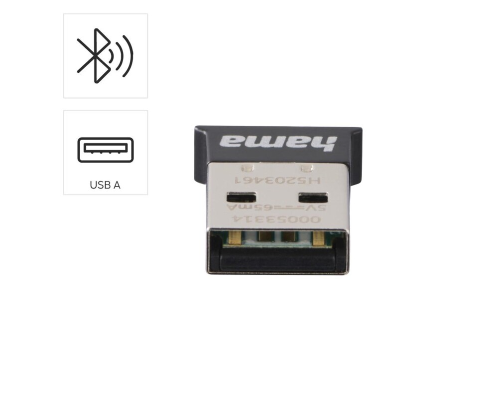 Адаптери HAMA Блутут нано адаптер, version 5.4, Class 2, до 10м 6