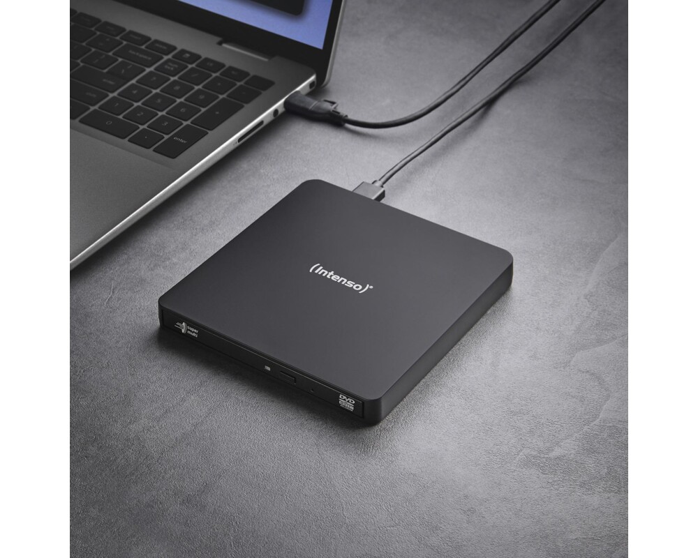Оптично устройство Записващо устройство Slim Intenso EOD400D, външно/external usb 3,2, черно 3
