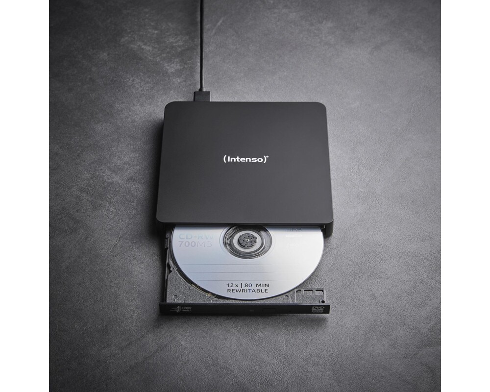 Оптично устройство Записващо устройство Slim Intenso EOD400D, външно/external usb 3,2, черно 2