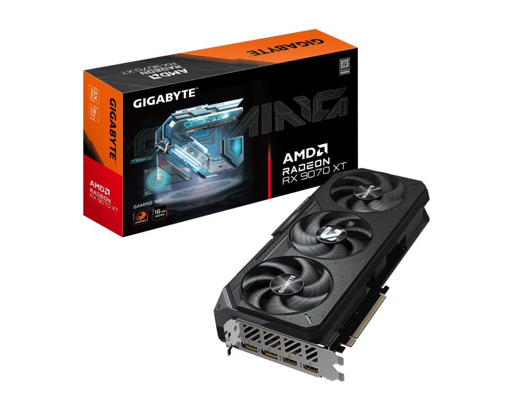 Видеокарта GIGABYTE RADEON RX 9070 XT GAMING 16GB GDDR6 9