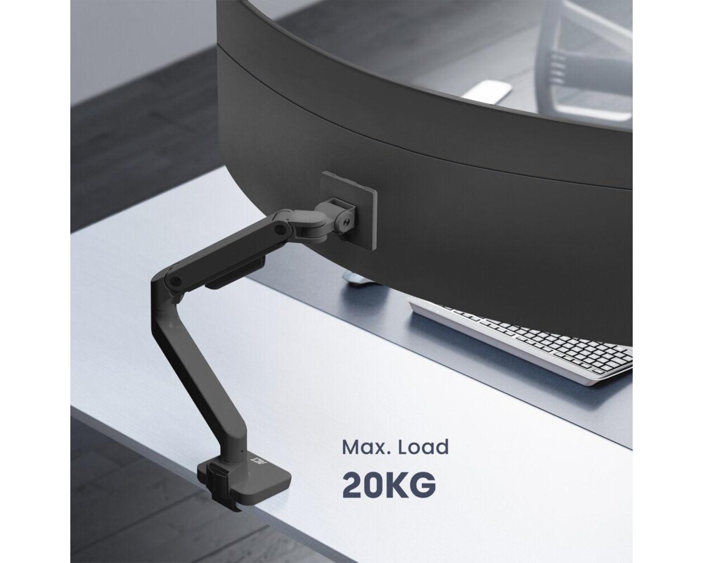 Стойка ACT Стойка за монитор макс. 49" с едно рамо, пружинен механизъм, до 20кг 6
