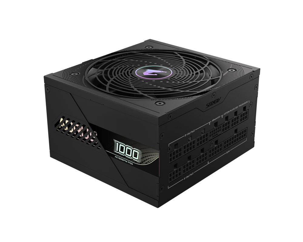 Захранване Gigabyte AORUS ELITE P1000W 80+ Platinum, PCIe 5.0 3