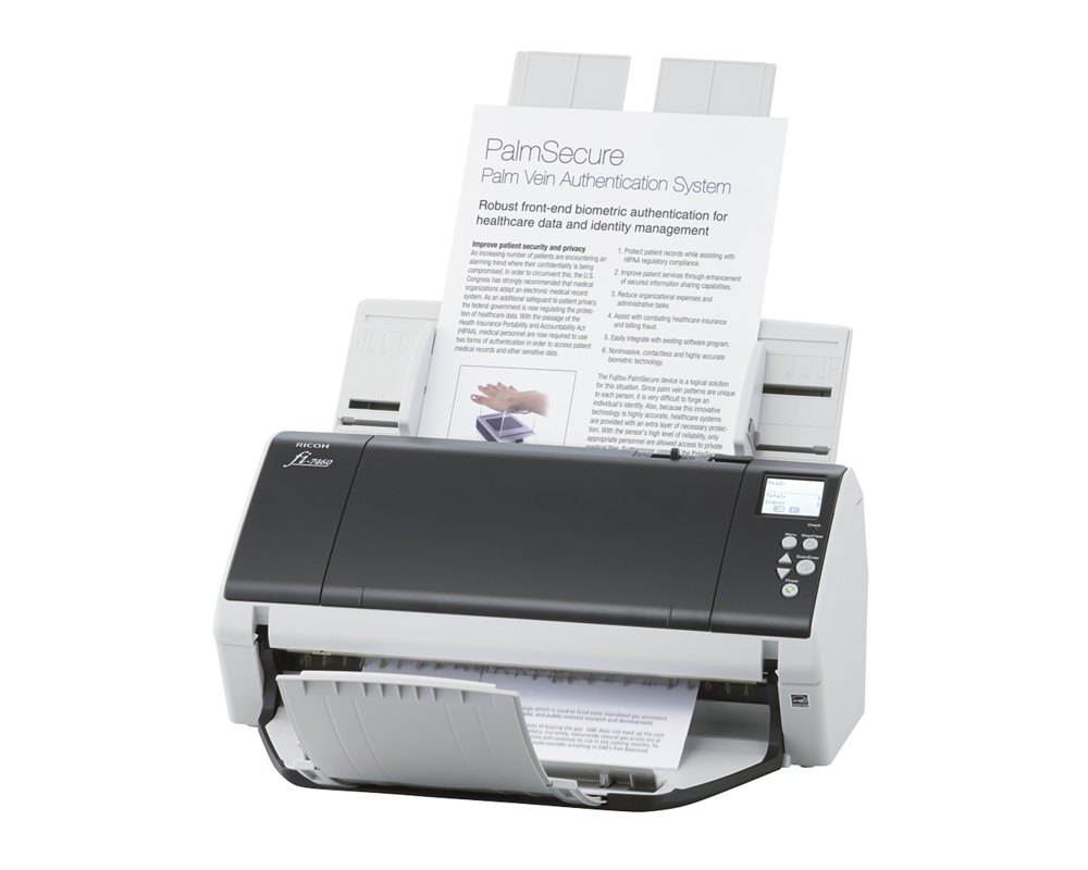 Скенер мрежов Ricoh fi-7460, A3,Duplex ADF, 60ppm/120ipm,USB 3.0 2