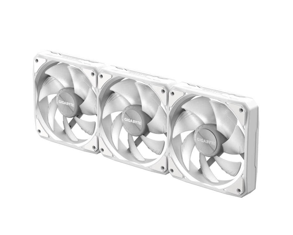 Вентилатор Комплект вентилатори 3-Pack GIGABYTE AORUS EZ CHAIN FAN 120 ICE, 120x120x25mm ARGB 6
