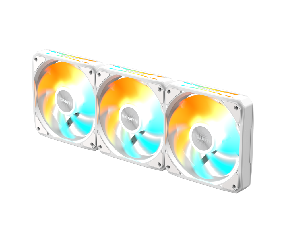 Вентилатор Комплект вентилатори 3-Pack GIGABYTE AORUS EZ CHAIN FAN 120 ICE, 120x120x25mm ARGB 3