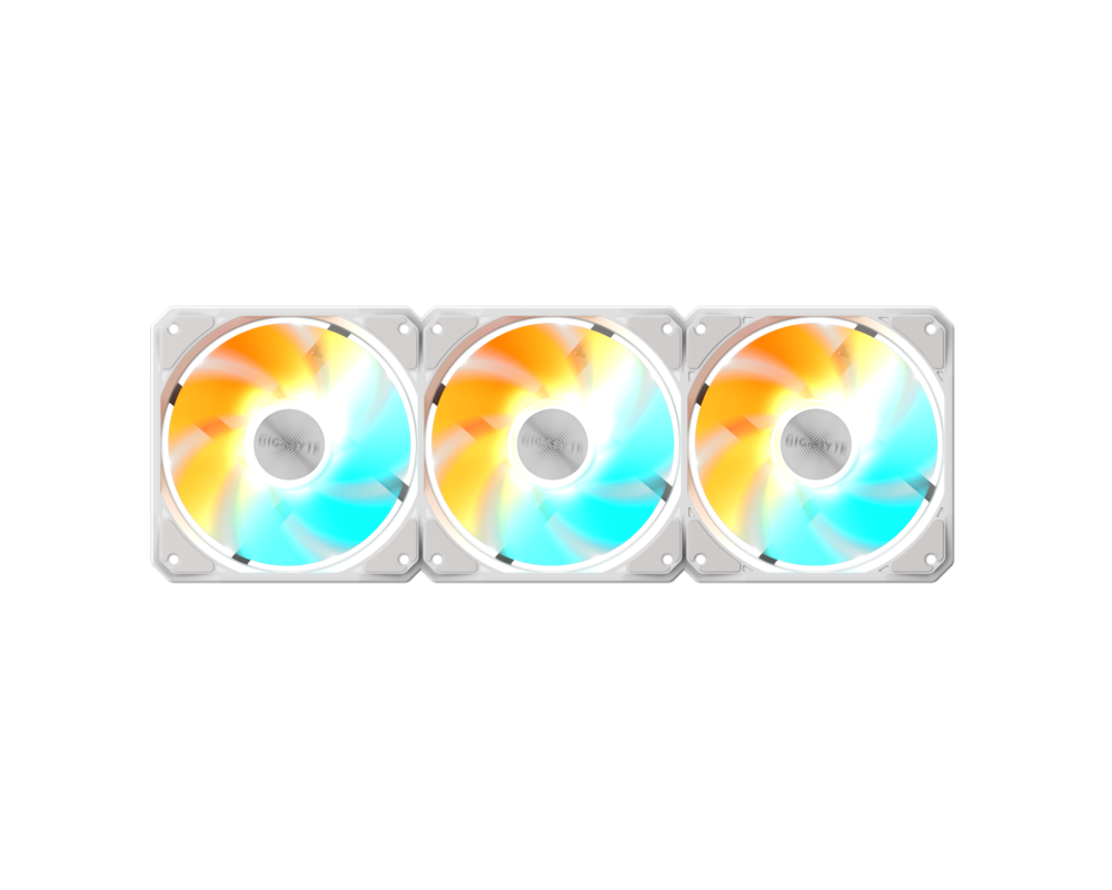 Вентилатор Комплект вентилатори 3-Pack GIGABYTE AORUS EZ CHAIN FAN 120 ICE, 120x120x25mm ARGB 5