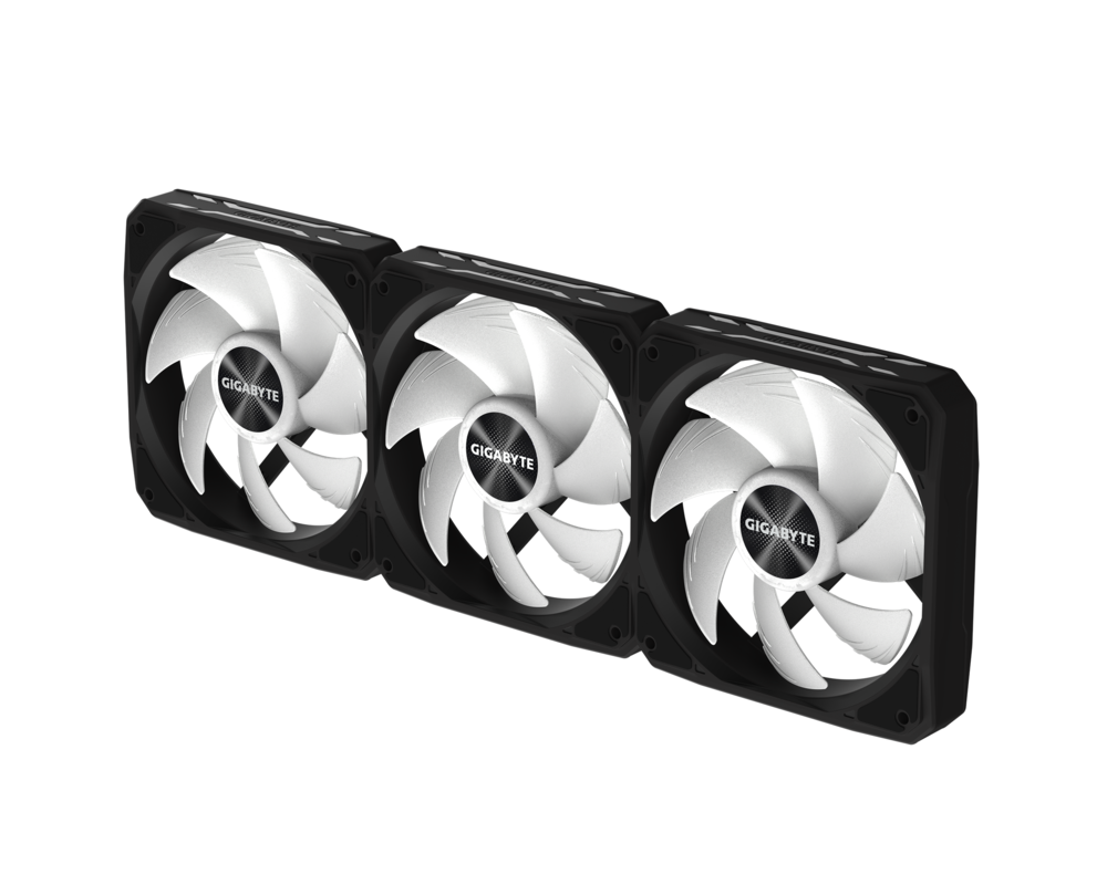 Вентилатор Комплект вентилатори 3-Pack GIGABYTE AORUS EZ CHAIN FAN 120, 120x120x25mm ARGB 6